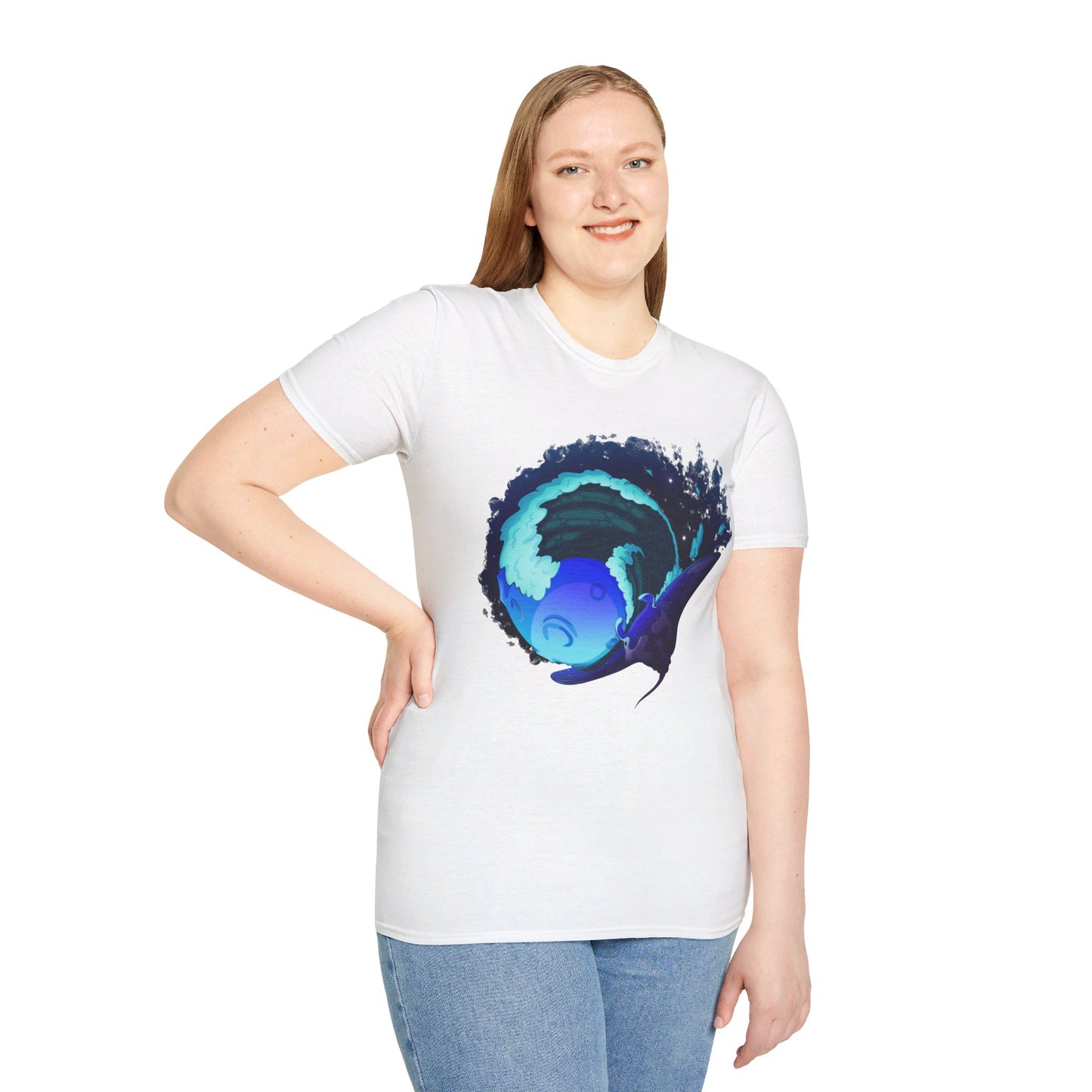 Moonlit Manta Ray T-Shirt