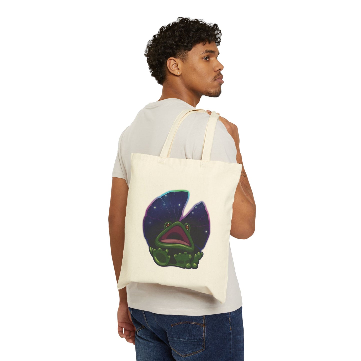 Cosmic Frog Tote Bag