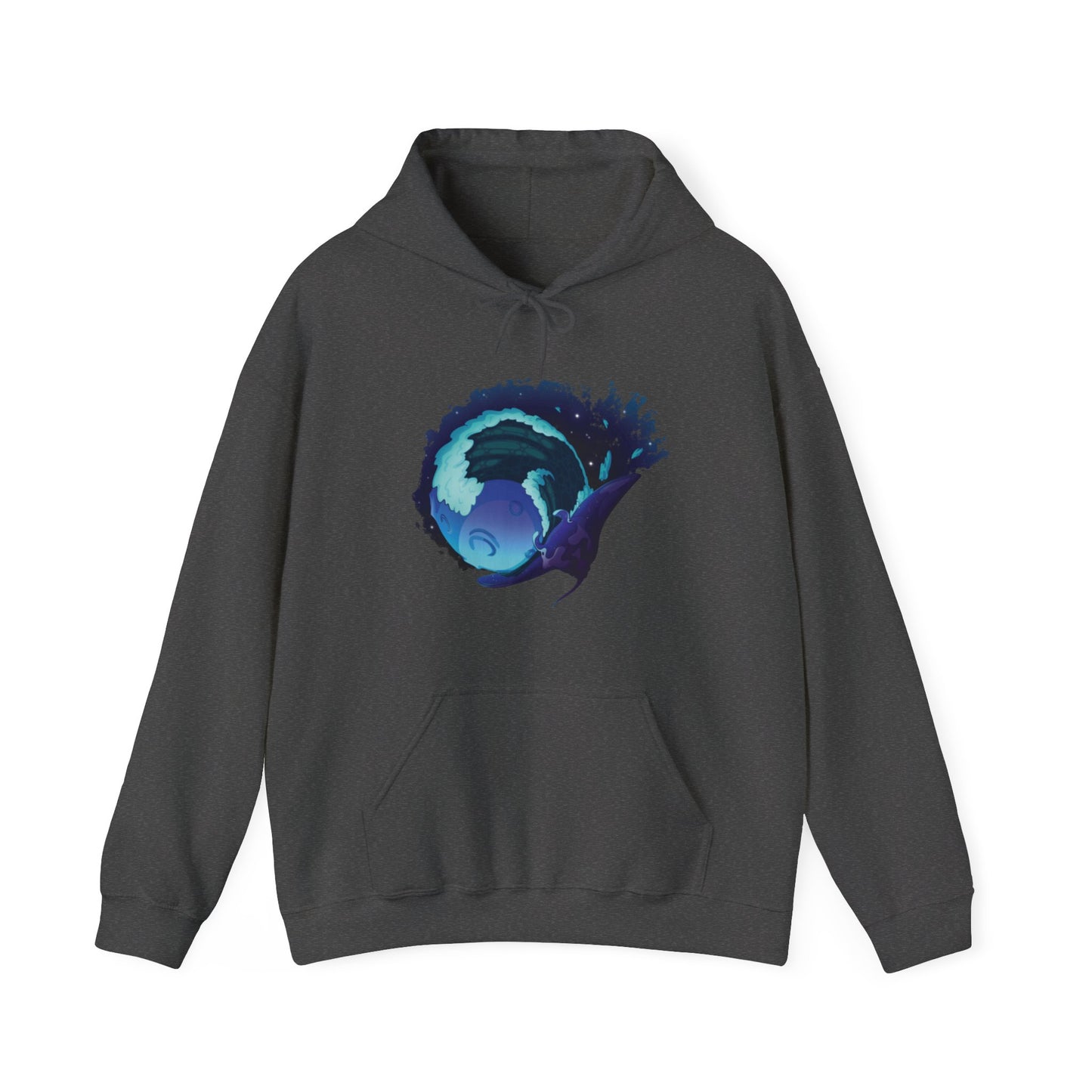 Moonlit Manta Ray Heavy Blend™ Hooded Sweatshirt