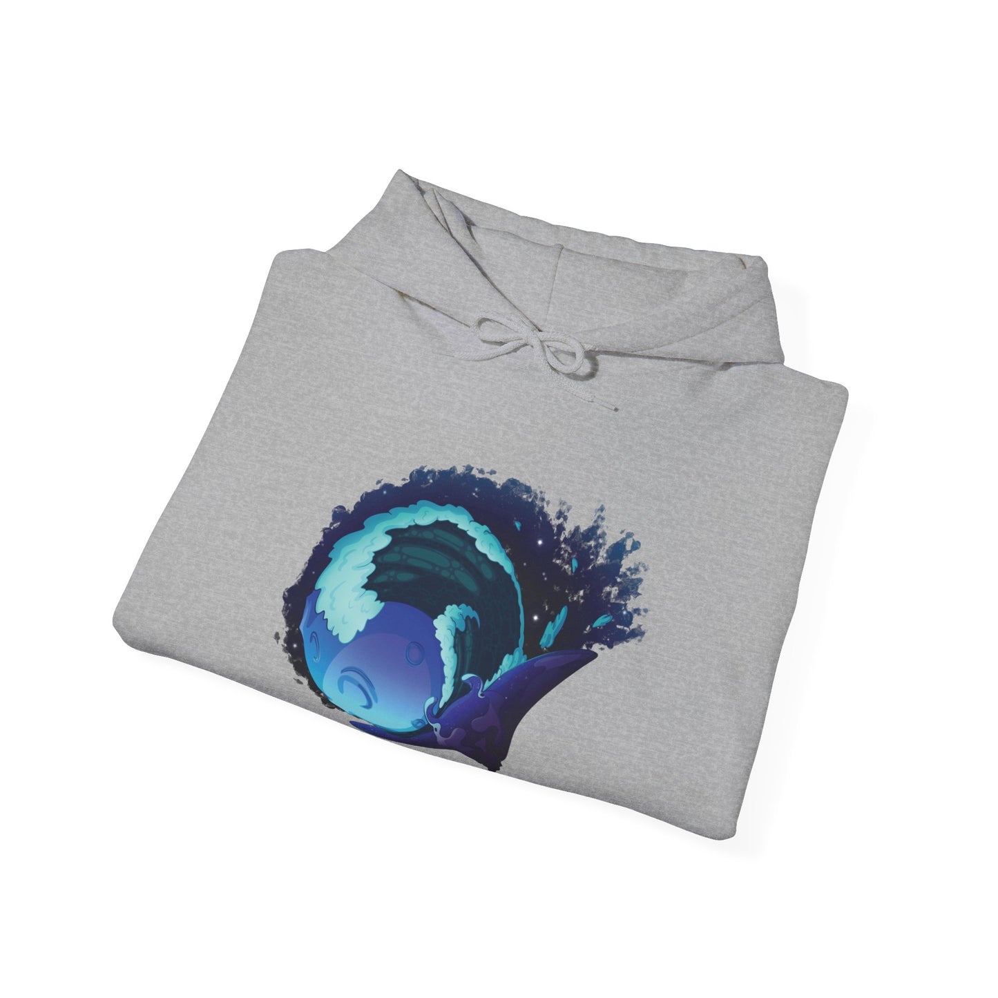 Moonlit Manta Ray Heavy Blend™ Hooded Sweatshirt