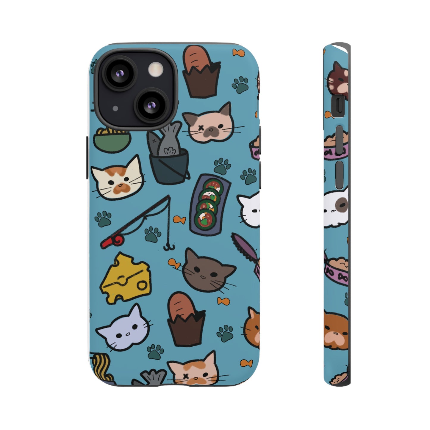 Cats! Blue Tough Cases