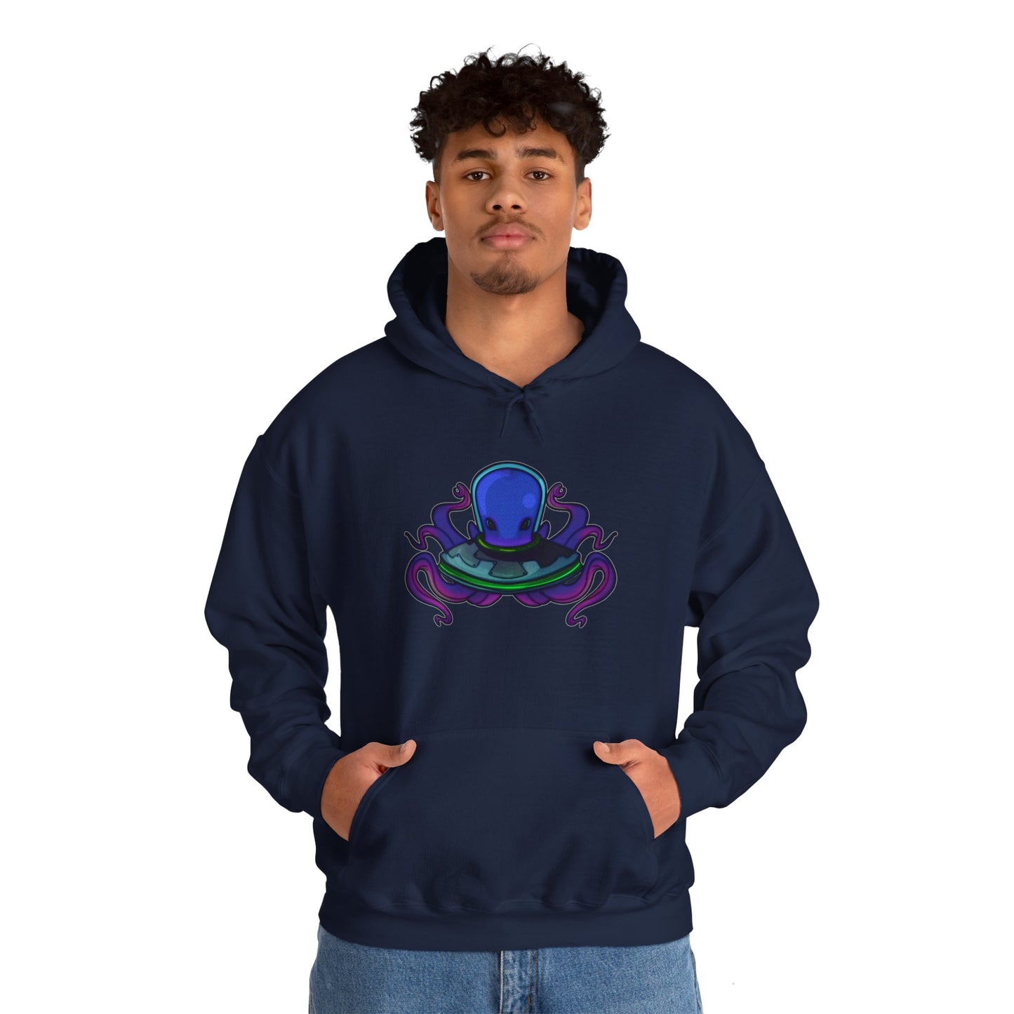 Alien Octopus Heavy Blend™ Hooded Sweatshirt