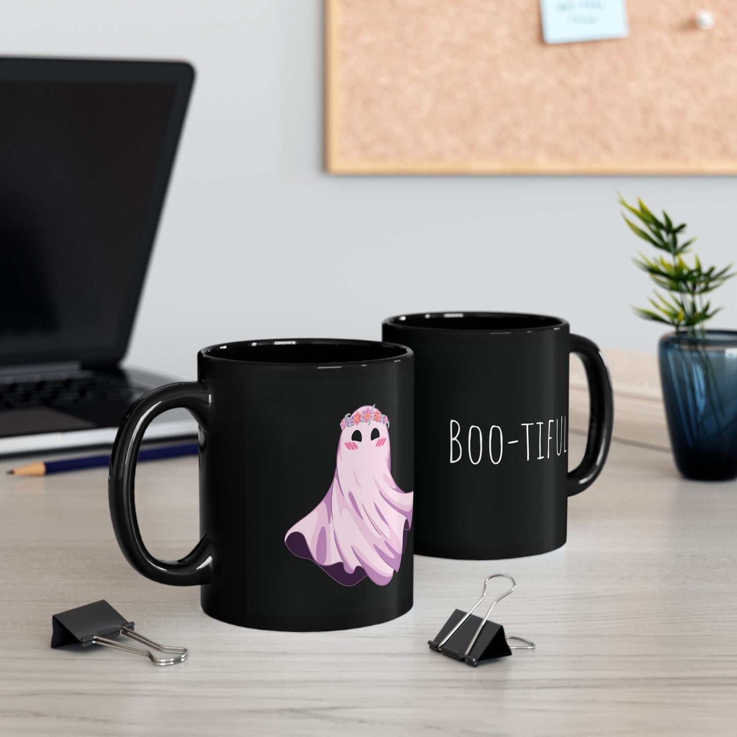 Boo-tiful Black Mug (11oz, 15oz)