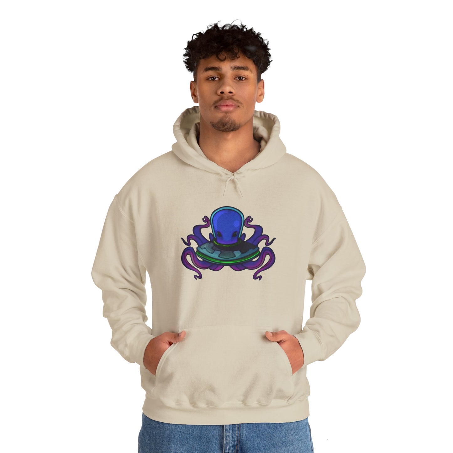 Alien Octopus Heavy Blend™ Hooded Sweatshirt