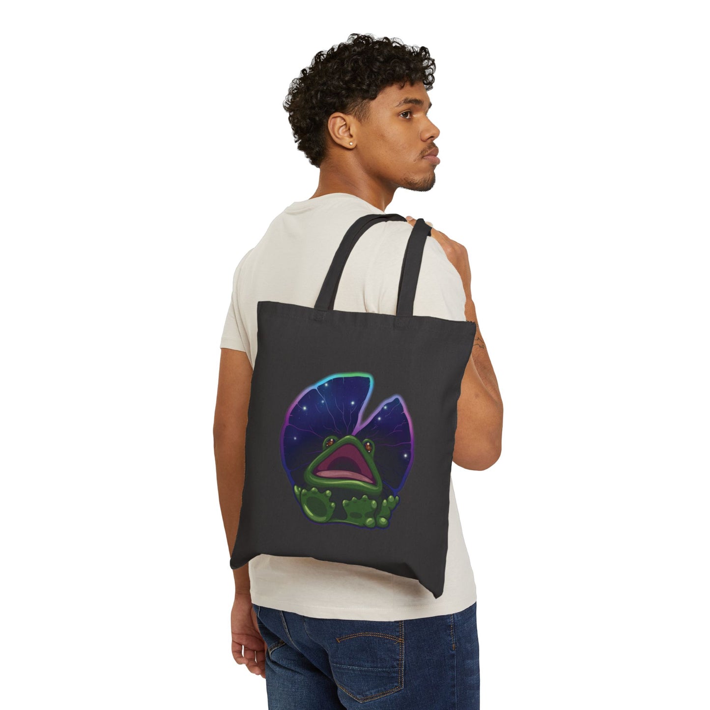 Cosmic Frog Tote Bag