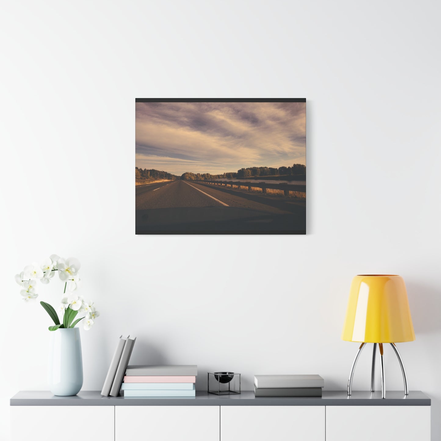 Scenic Road Trip Matte Canvas Print - 12" x 16"