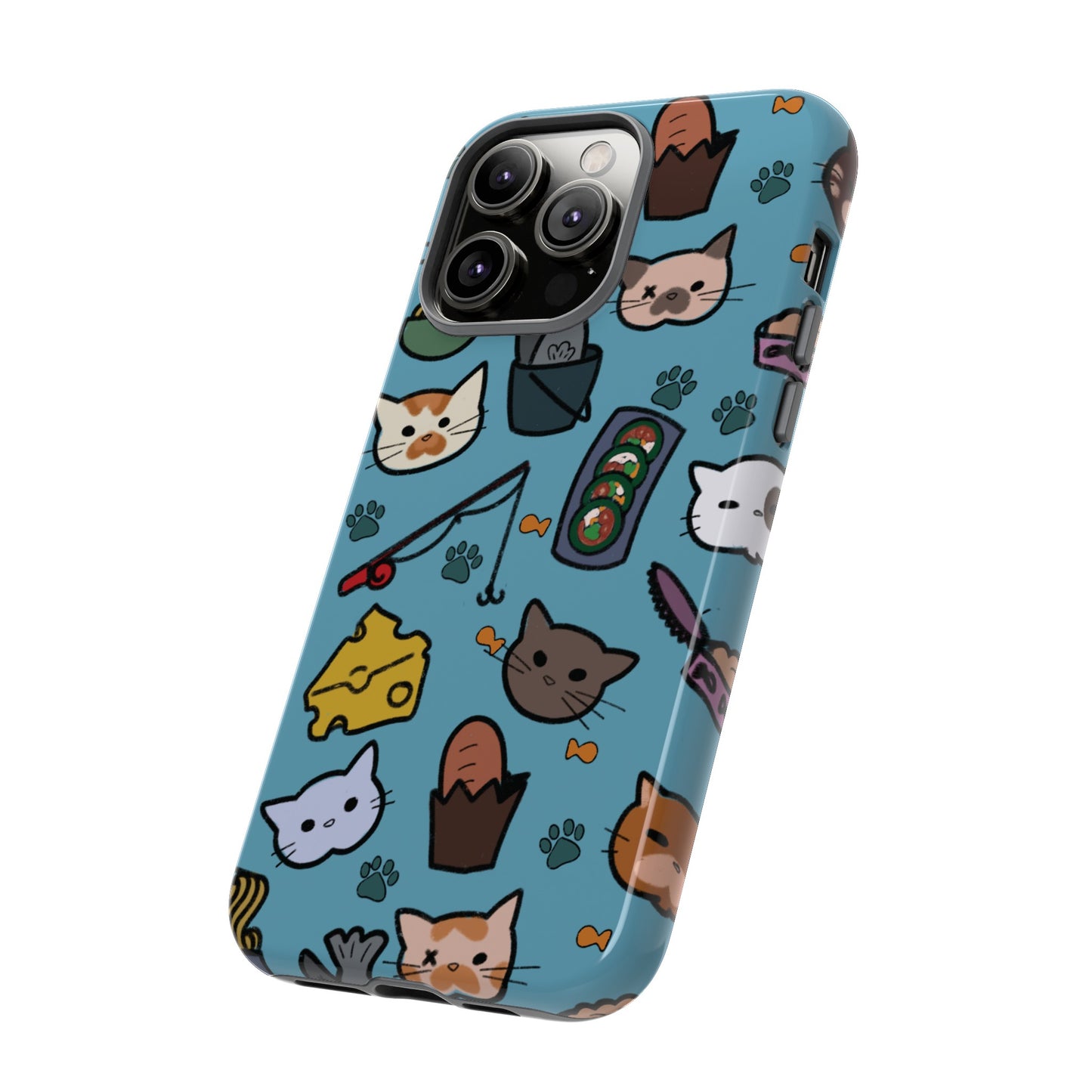 Cats! Blue Tough Cases