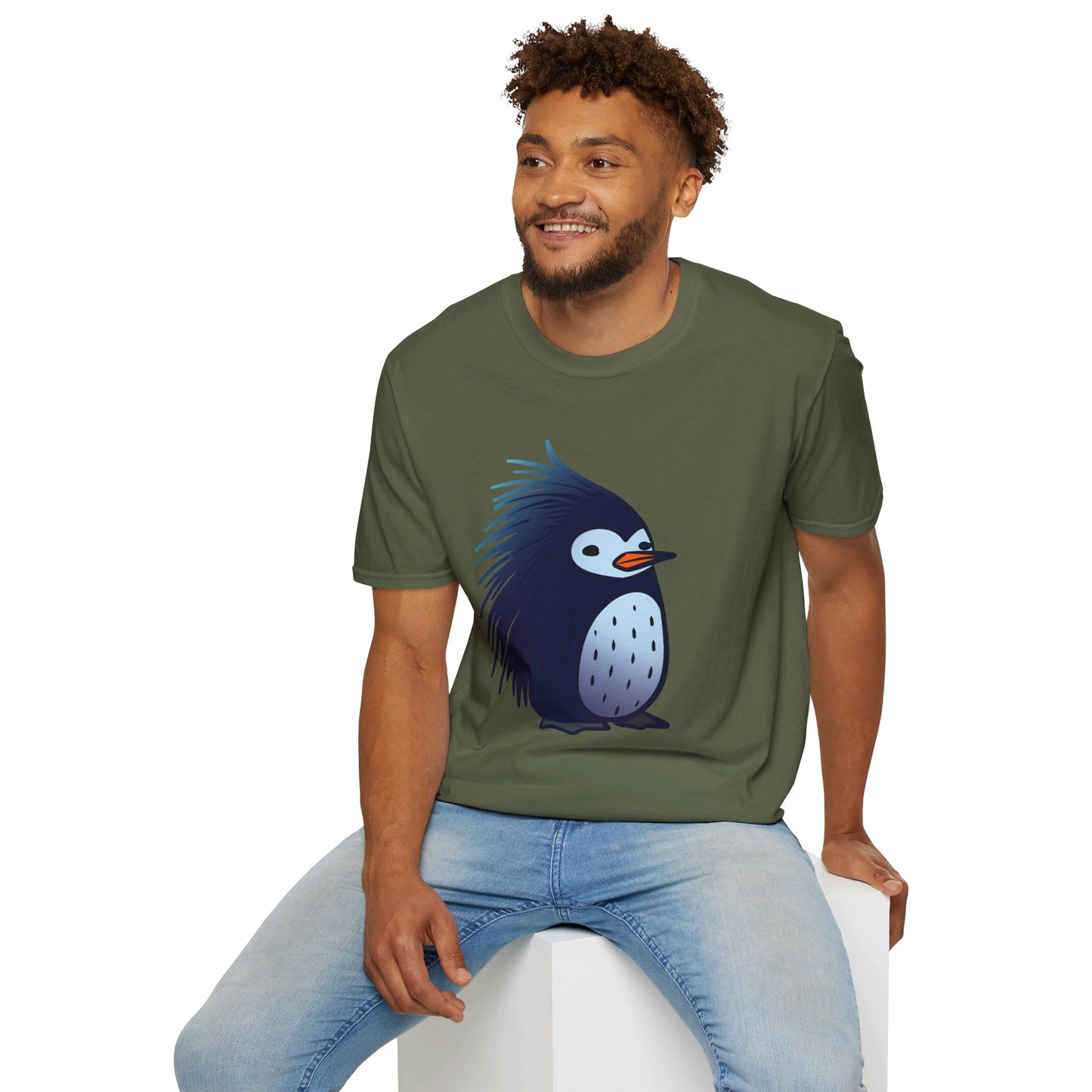Porcupenguin Remix Softstyle T-Shirt