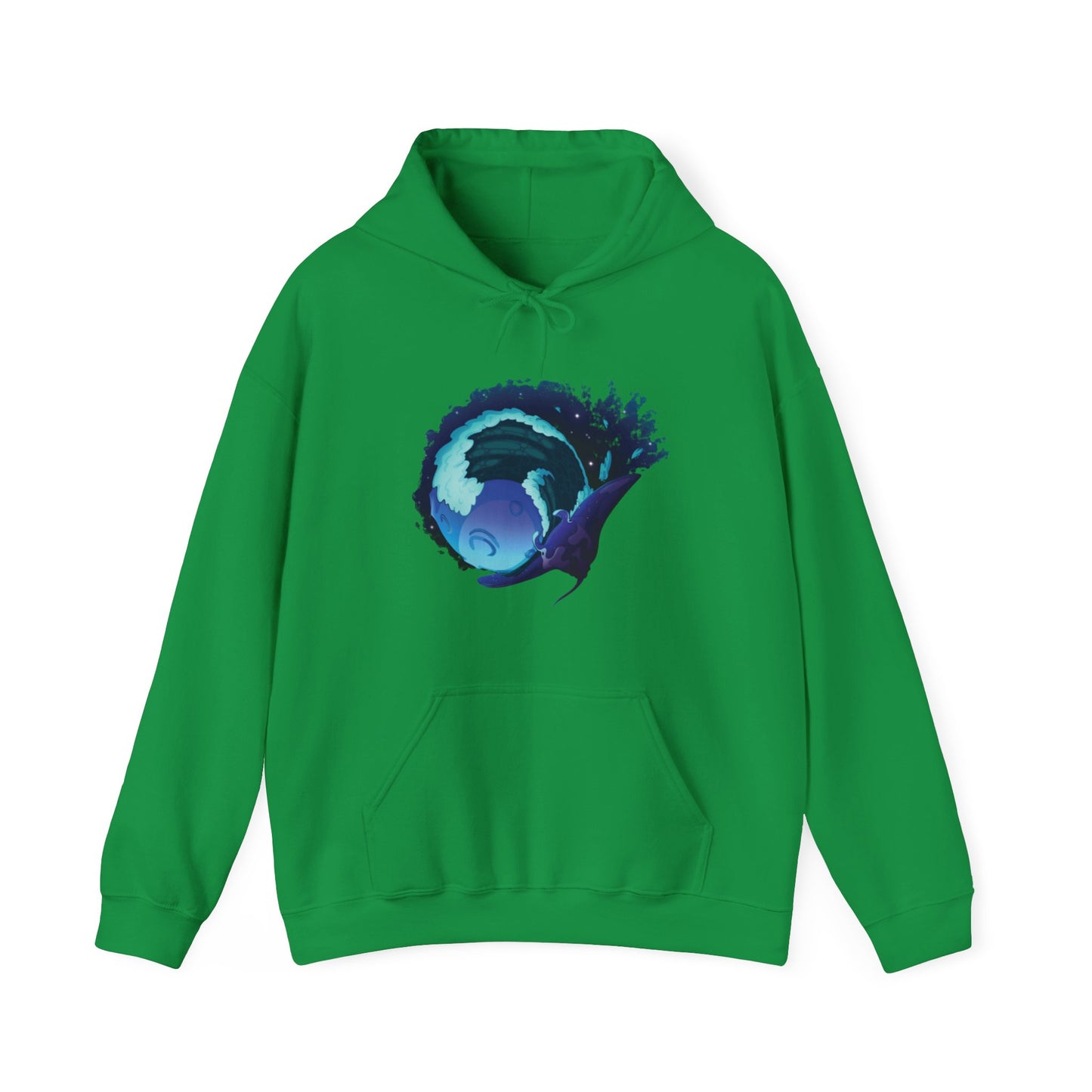 Moonlit Manta Ray Heavy Blend™ Hooded Sweatshirt