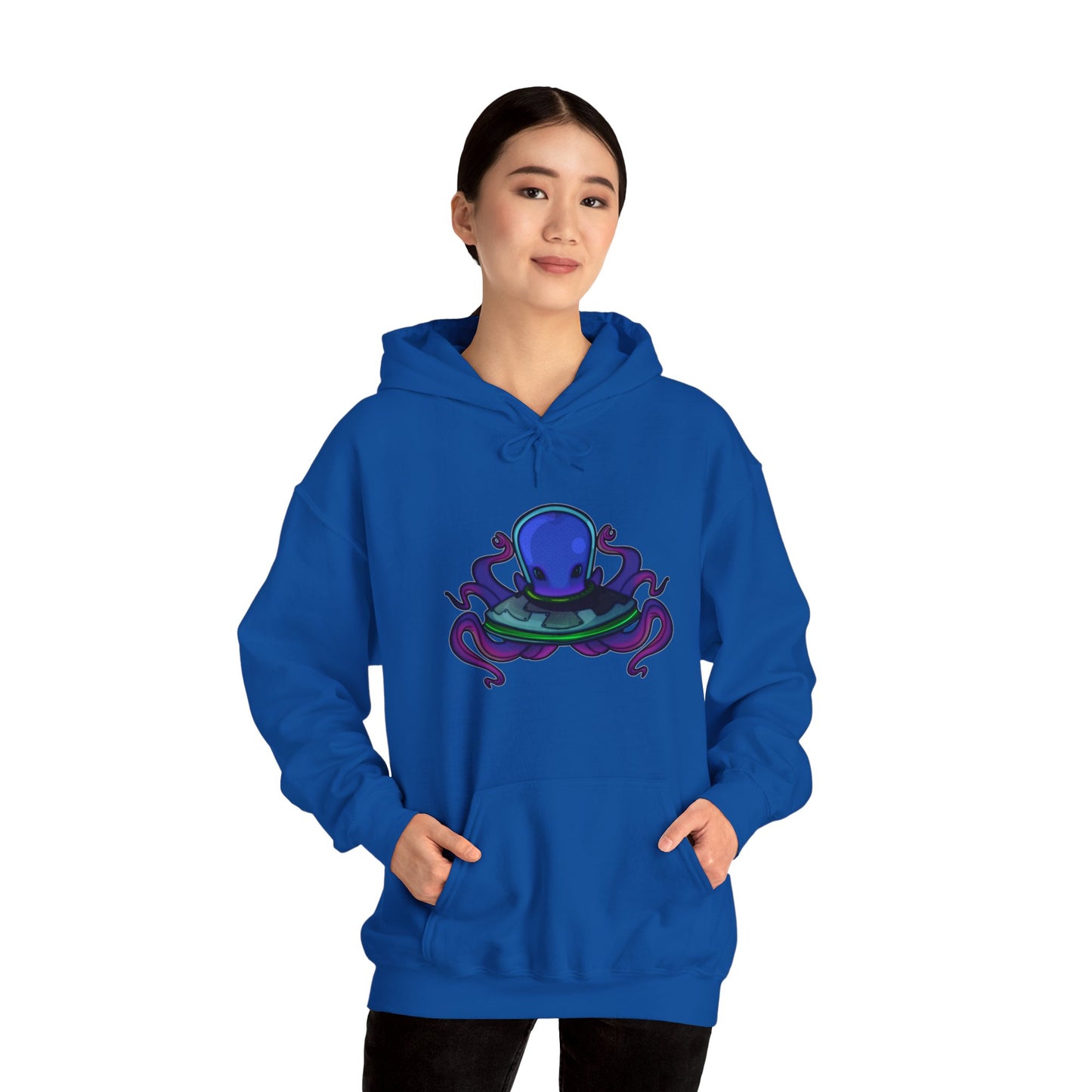 Alien Octopus Heavy Blend™ Hooded Sweatshirt