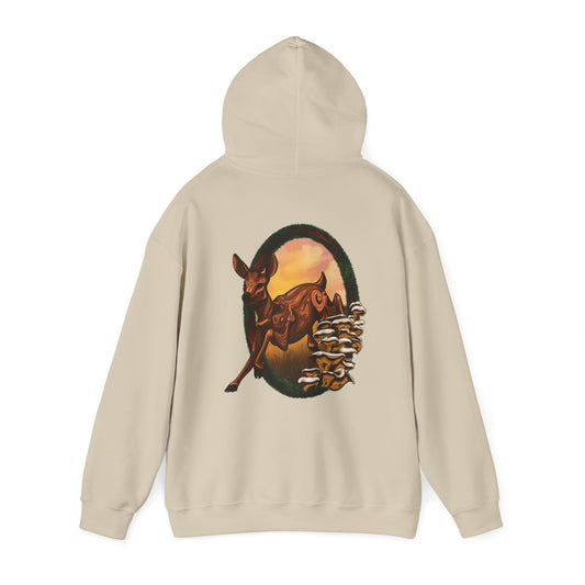 Trippy Deer Heavy Blend™ Hooded Sweatshirt