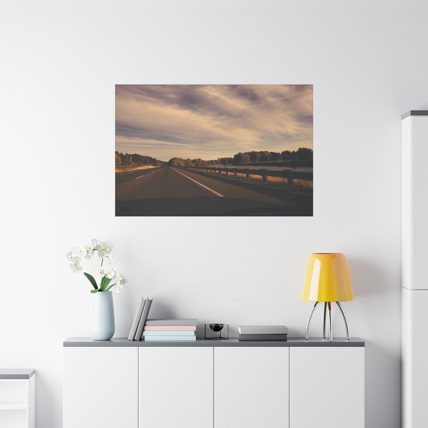 Scenic Road Trip Matte Canvas Print - 12" x 16"