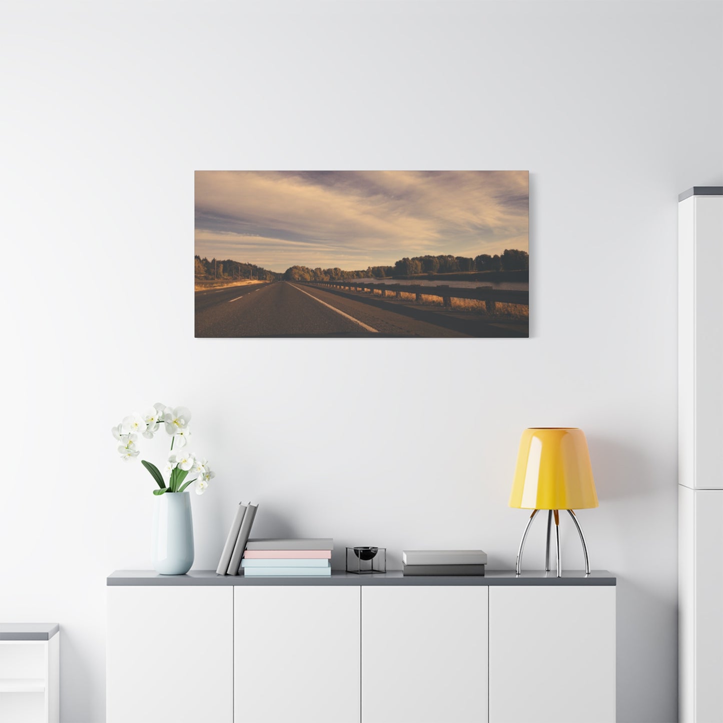 Scenic Road Trip Matte Canvas Print - 12" x 16"