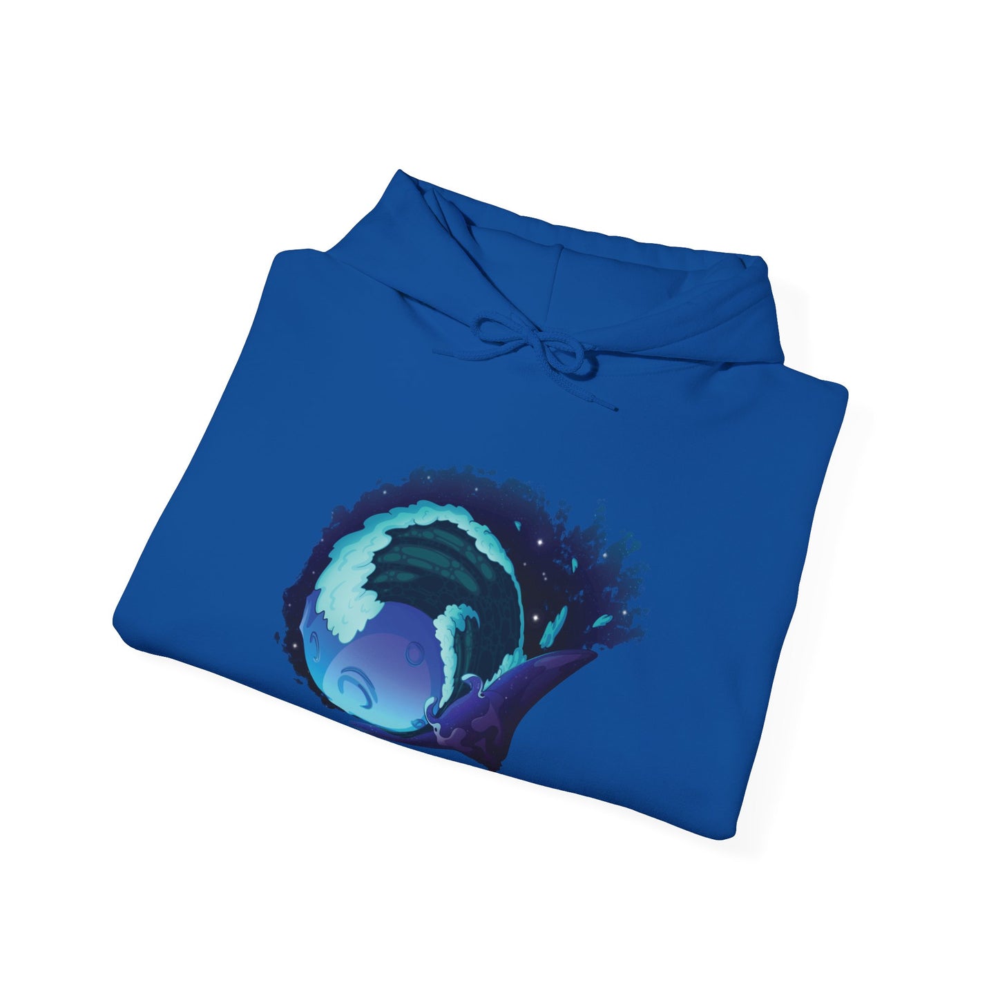 Moonlit Manta Ray Heavy Blend™ Hooded Sweatshirt