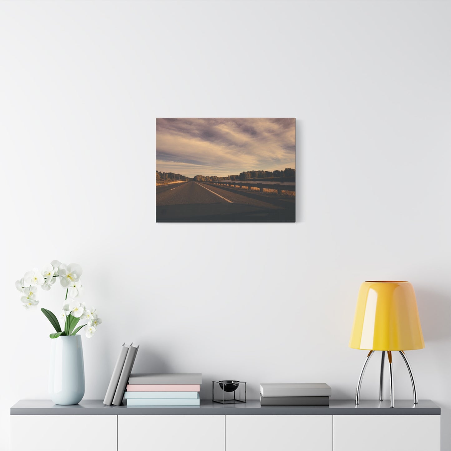Scenic Road Trip Matte Canvas Print - 12" x 16"