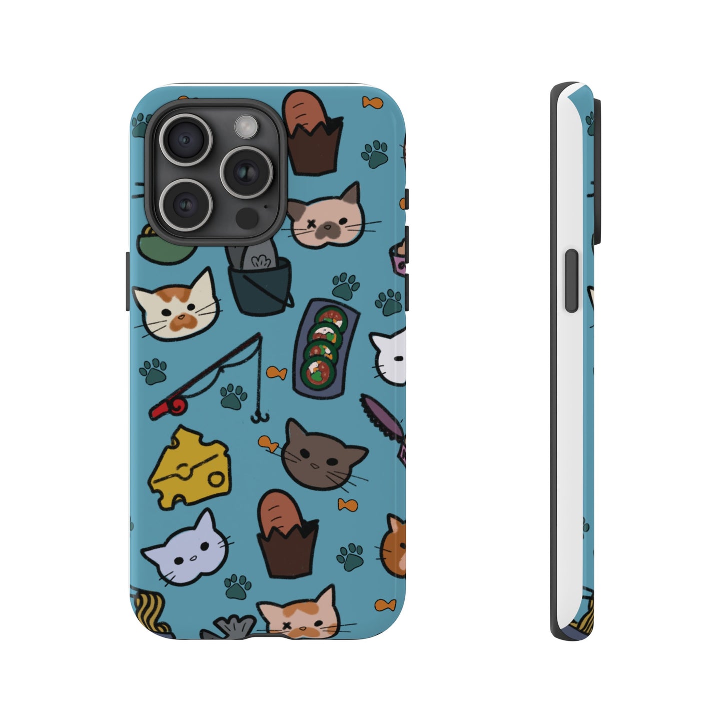 Cats! Blue Tough Cases