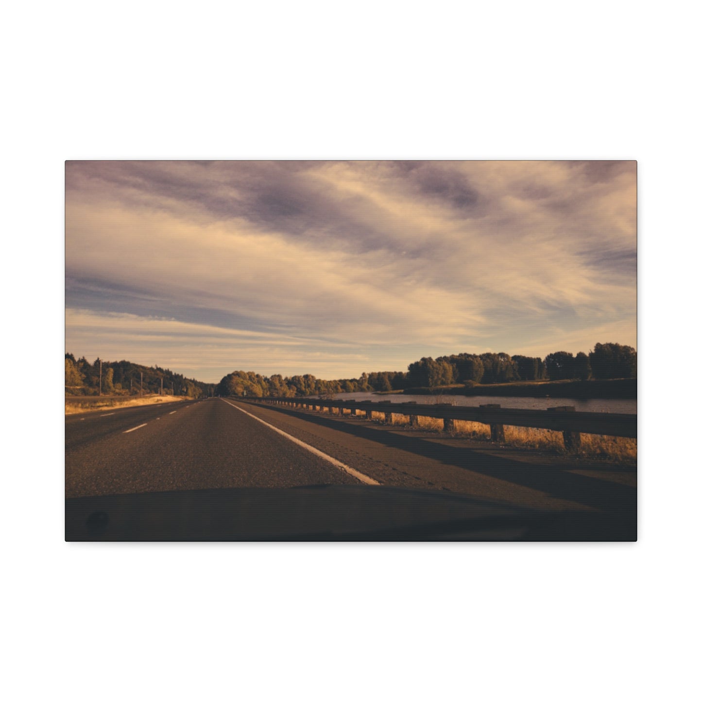 Scenic Road Trip Matte Canvas Print - 12" x 16"
