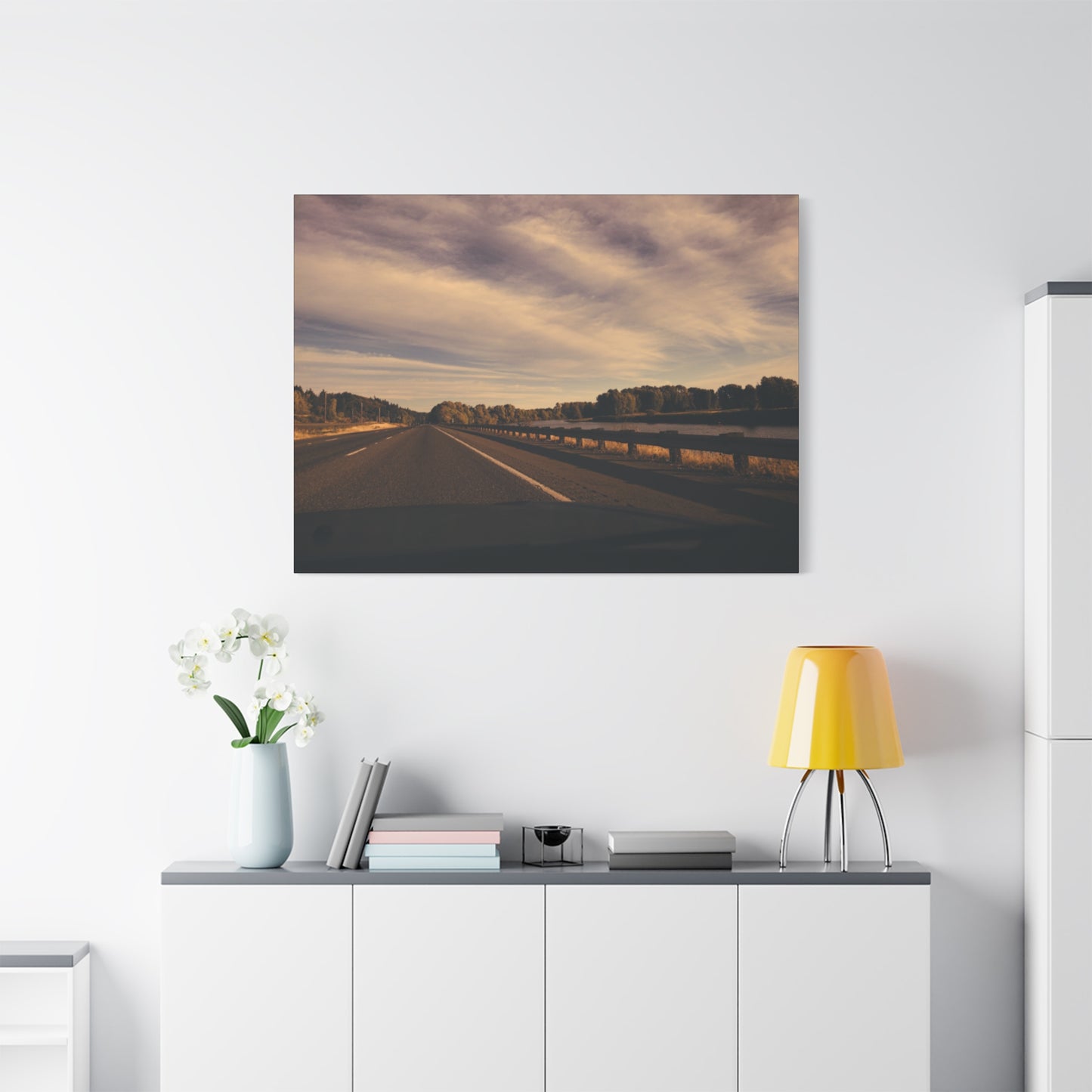 Scenic Road Trip Matte Canvas Print - 12" x 16"