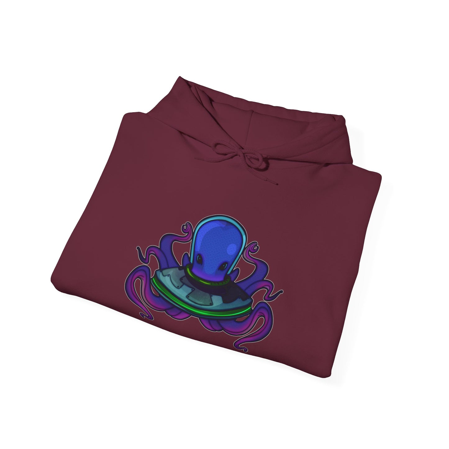 Alien Octopus Heavy Blend™ Hooded Sweatshirt