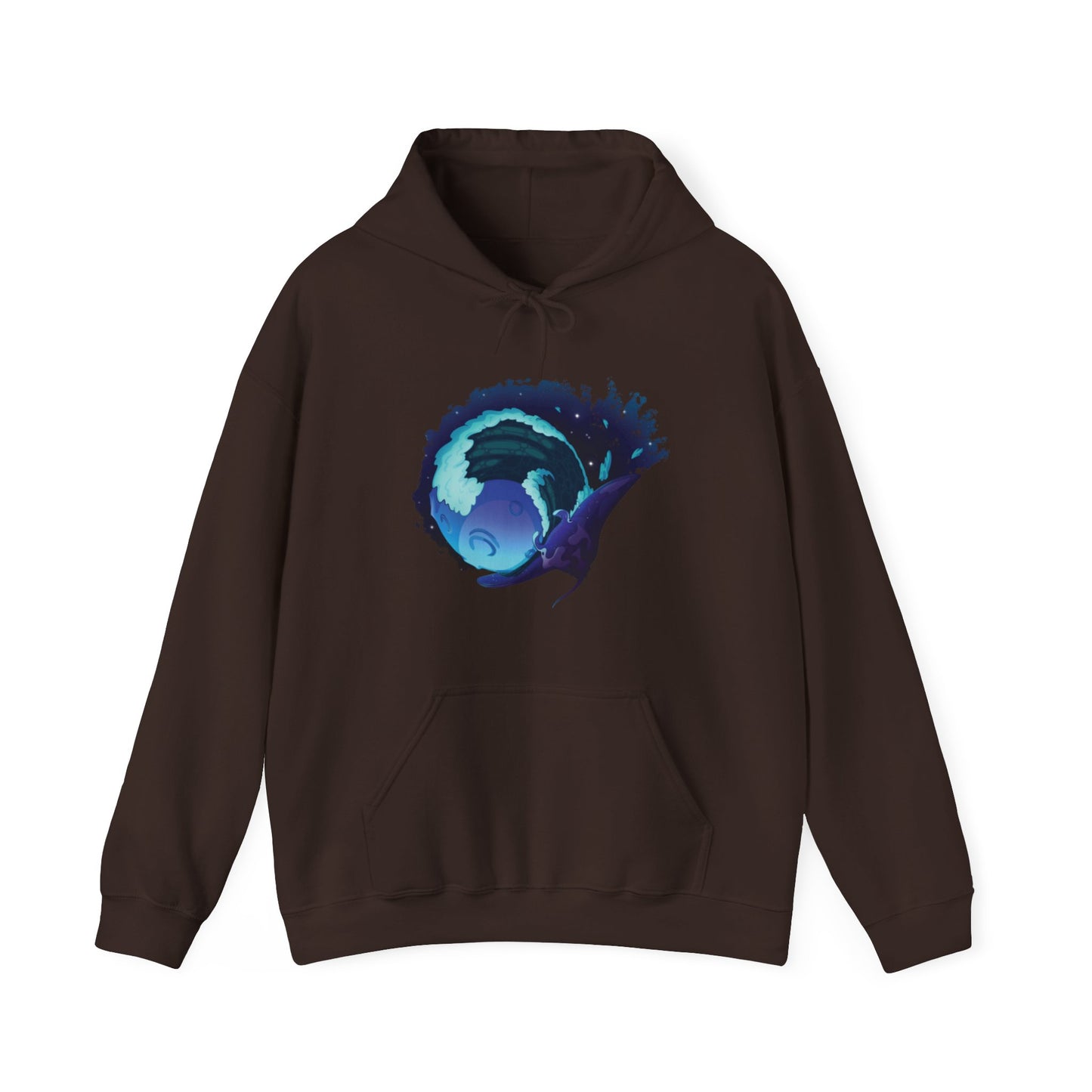 Moonlit Manta Ray Heavy Blend™ Hooded Sweatshirt