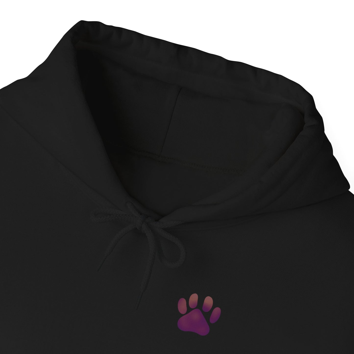 Black Cat (Back) Heavy Blend™ Hooded Sweatshirt