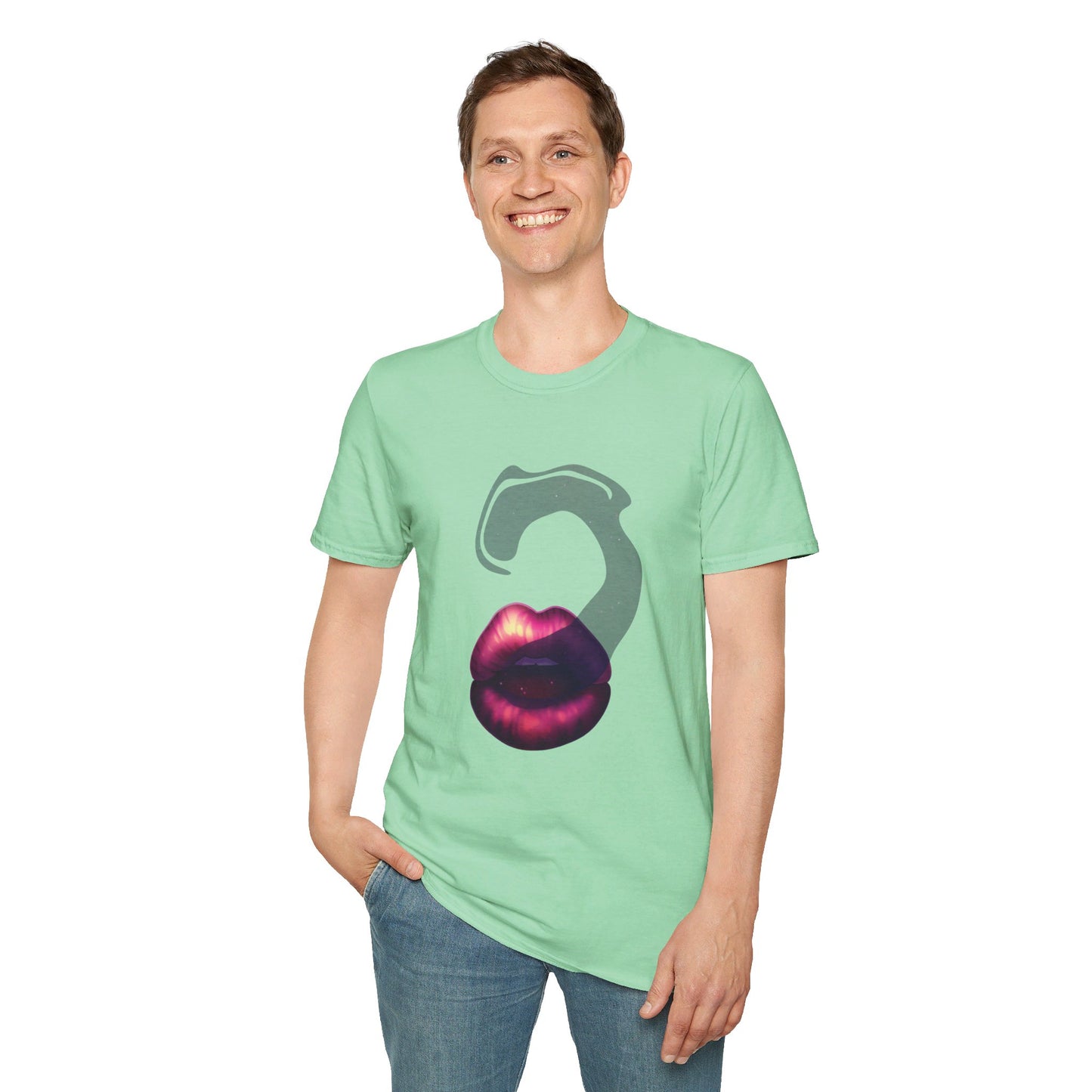 Kiss the Cosmos <3 Softstyle T-Shirt